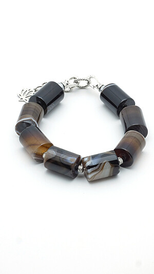 Armband met agaat botswana Edelstenen